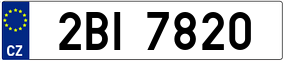 Truck License Plate